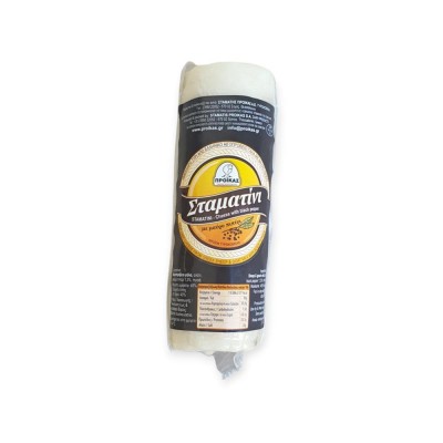 ΣΤΑΜΑΤΗΝΙ ΠΡΟΙΚΑΣ ΑΙΓΟ/ΒΕΙΟ ΤΥΡΙ ΜΕ ΜΑΥΡΟ ΠΙΠΕΡΙ VACUM~250GR