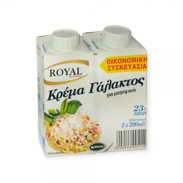 ΚΡΕΜΑ ΓΑΛΑΚΤΟΣ LIGHT 1+1 ROYAL 23% 200ML ΚΡΕΜΑ ΓΑΛΑΚΤΟΣ LIGHT 1+1 ROYAL 23% 200ML